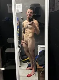 Showing Hard Gym Cock 1