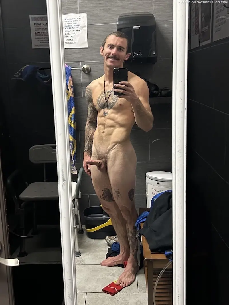 Showing Hard Gym Cock 1